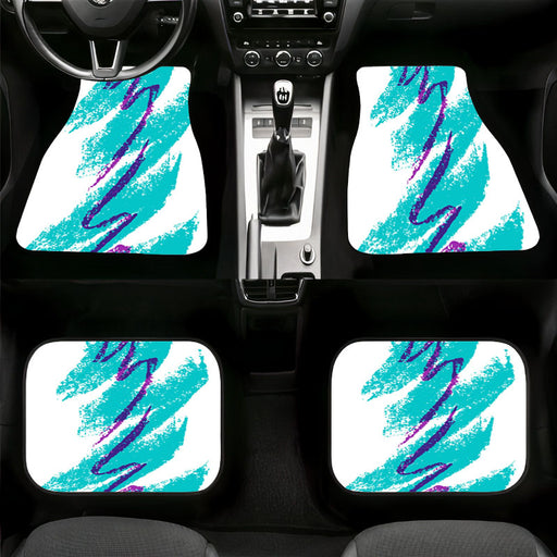 brush vaporwave cool color Car floor mats Universal fit