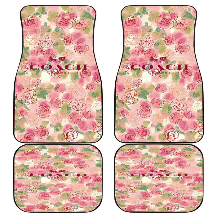 Coach Freshness of Rose Car floor mats Universal fit