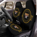 blur pirates football team logo Car Seat Covers