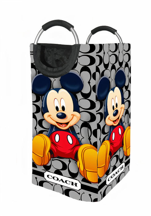 coach mickey mouse cartoon Laundry Hamper | Laundry Basket