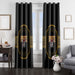 blur pirates football team logo window Curtain