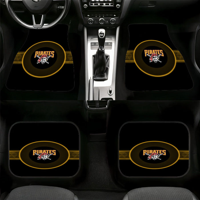 blur pirates football team logo Car floor mats Universal fit