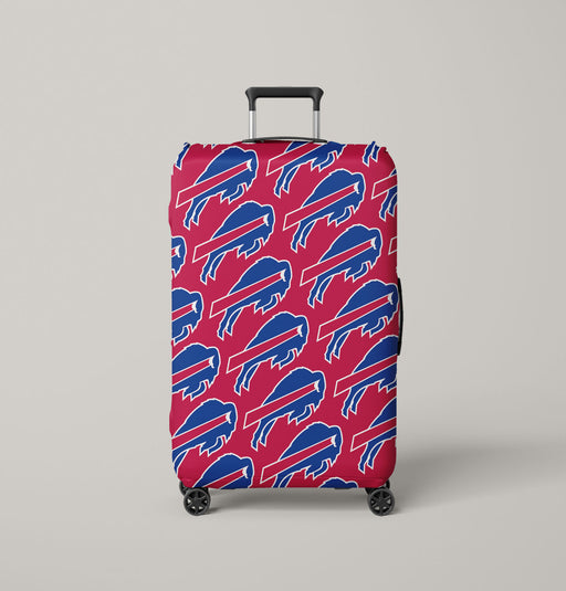 buffalo bills logo pattern Luggage Cover | suitcase