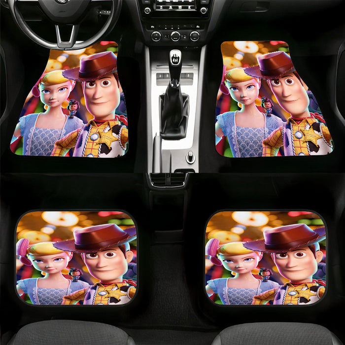 bo peep and woody animation Car floor mats Universal fit