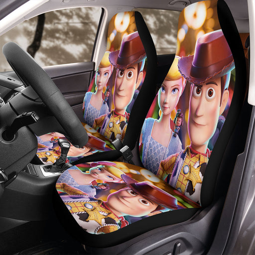 bo peep and woody animation Car Seat Covers