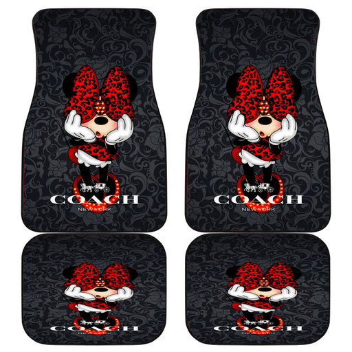 COACH MINNIE MOUSE Car floor mats Universal fit