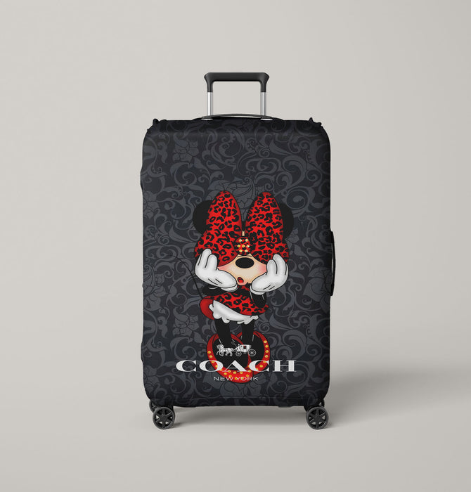 coach minnie mouse Luggage Cover | suitcase