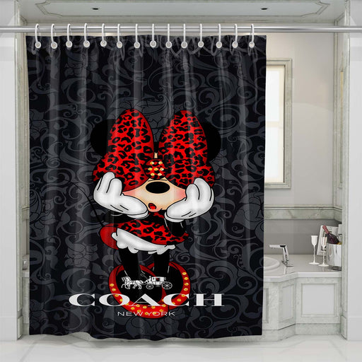 coach minnie mouse shower curtains