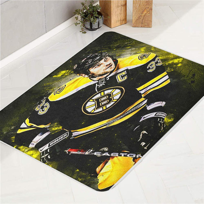 boston bruins nhl hockey player bath rugs