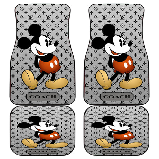 COACH PATTERN MICKEY MOUSE Car floor mats Universal fit