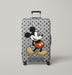 coach pattern mickey mouse Luggage Cover | suitcase