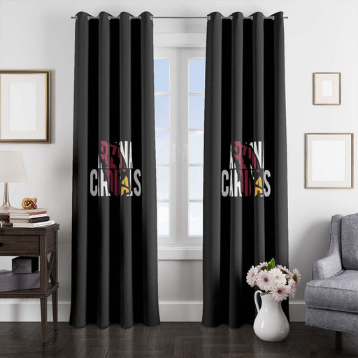 bold arizona cardinals nfl team window Curtain