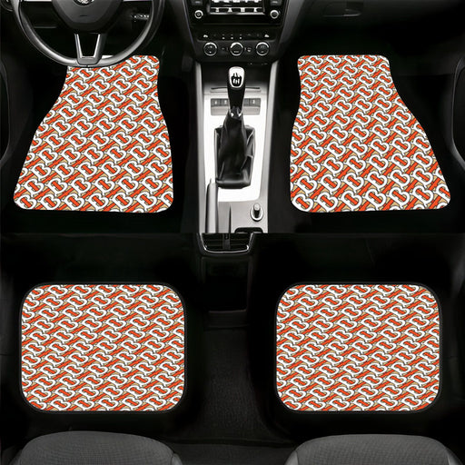 burberry font logo theme Car floor mats Universal fit
