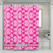 coach pink new logo shower curtains