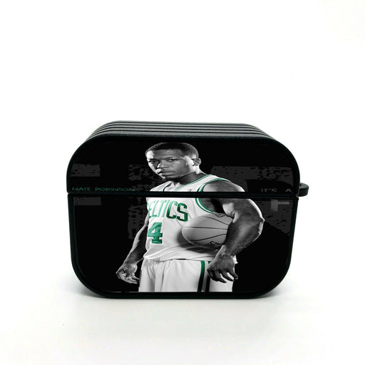 boston celtics almost monochrome basketball airpod case