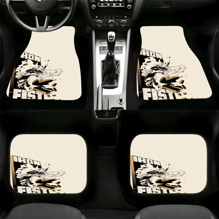 breaking iron fist sketch Car floor mats Universal fit