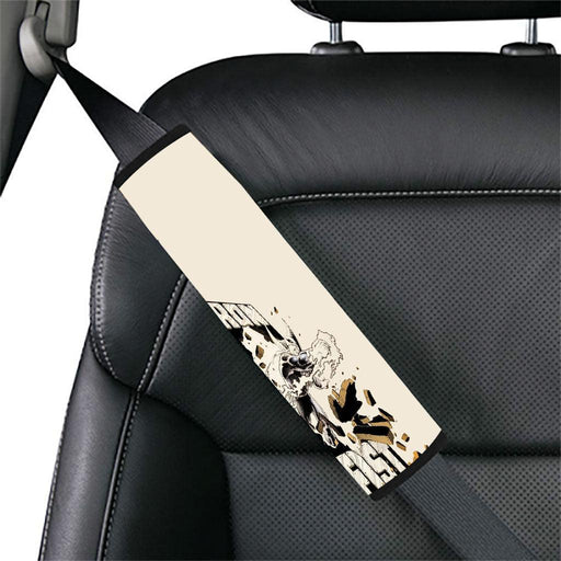 brown eyes of dog Car seat belt cover