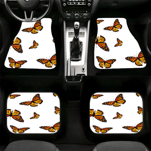 butterfly beautiful pattern Car floor mats Universal fit