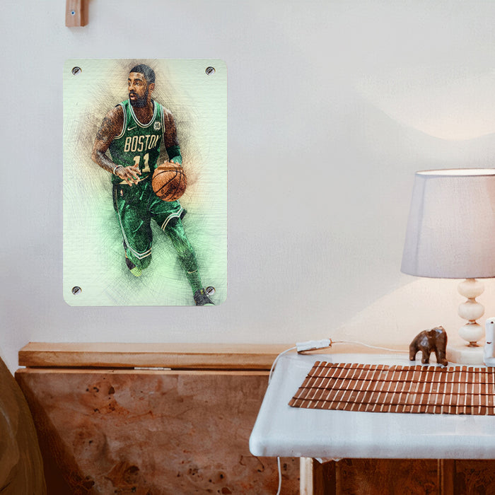 boston player nba green Poster Metal print wall art