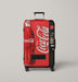 coca cola machine Luggage Cover | suitcase