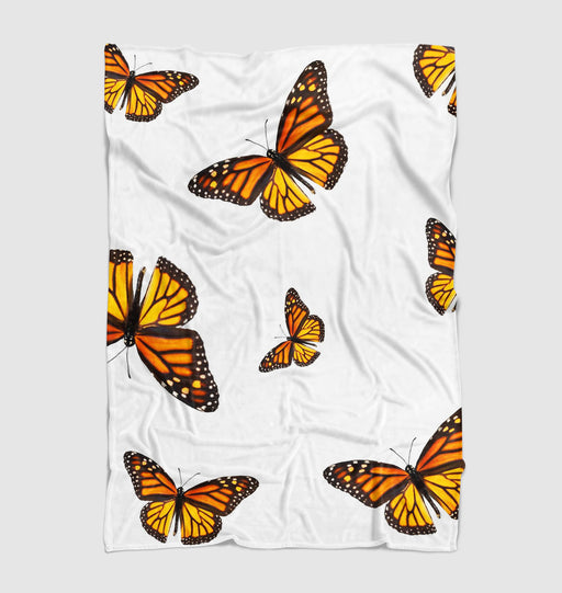 butterfly beautiful pattern Ultra soft fleece blanket