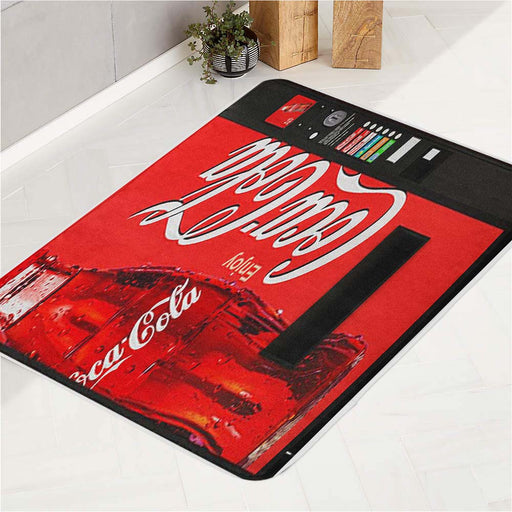 coca cola machine bath rugs