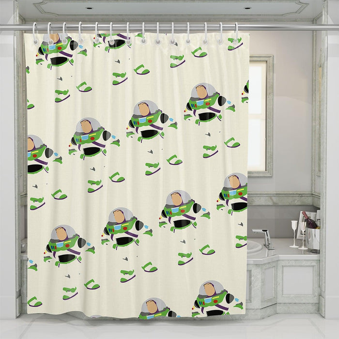 buzz lightyear toys story shower curtains