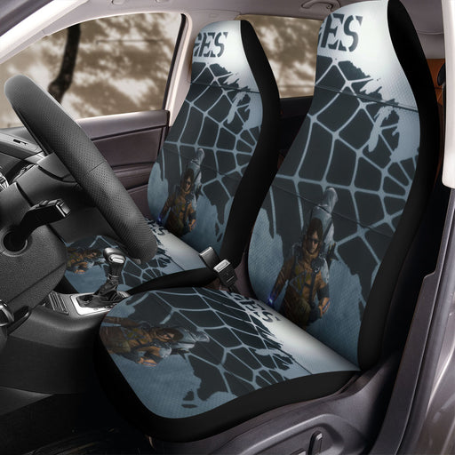 bridges logo on the wall death stranding Car Seat Covers