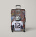 brady in center of field nfl Luggage Covers | Suitcase