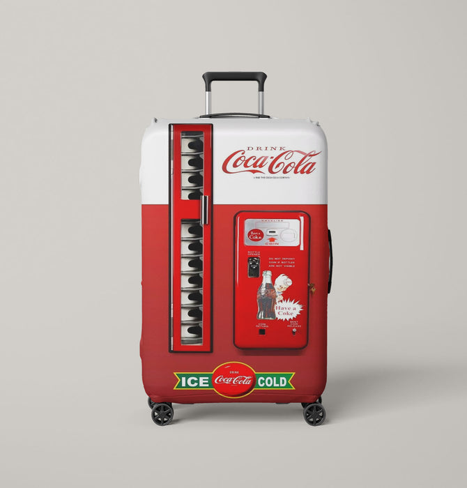 coca cola vending machine 1 Luggage Cover | suitcase