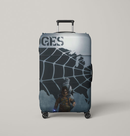 bridges logo on the wall death stranding Luggage Covers | Suitcase