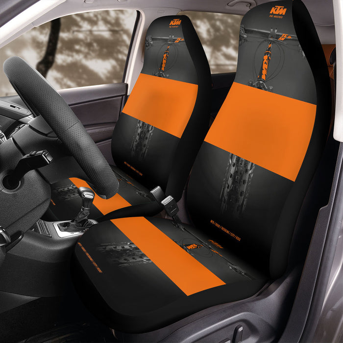 brand ktm for all extreme sport Car Seat Covers