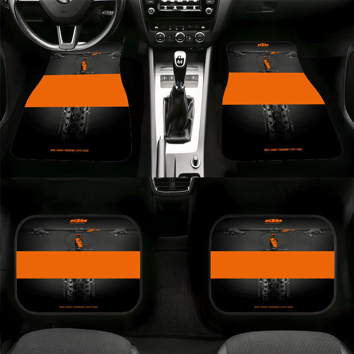 brand ktm for all extreme sport Car floor mats Universal fit