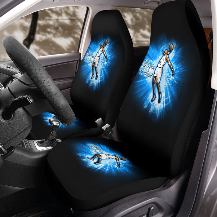 bright kevin durant nba Car Seat Covers