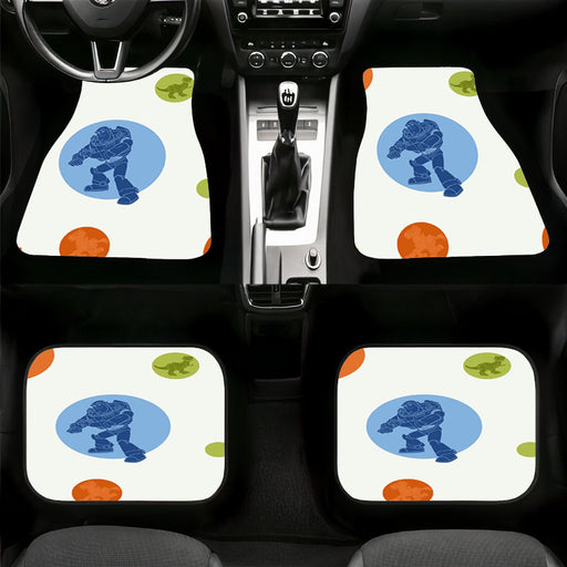 buzz lightyear with another toys Car floor mats Universal fit