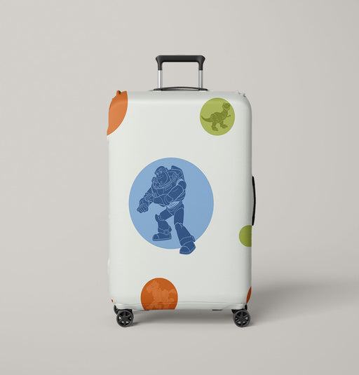 buzz lightyear with another toys Luggage Cover | suitcase