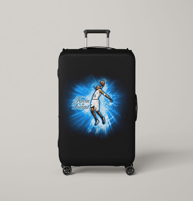 bright kevin durant nba Luggage Covers | Suitcase