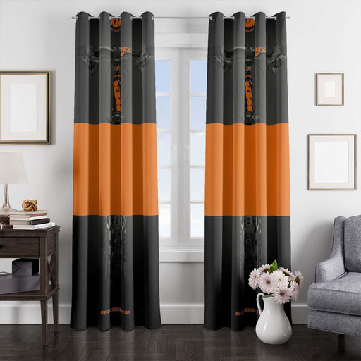 brand ktm for all extreme sport window Curtain