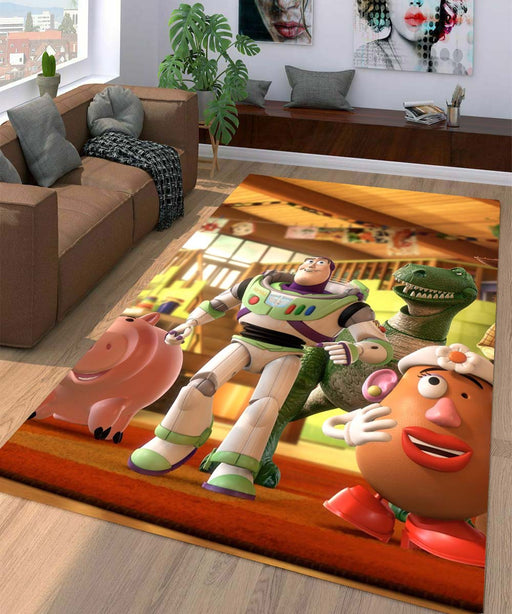 buzz and friends toy story Living room carpet rugs