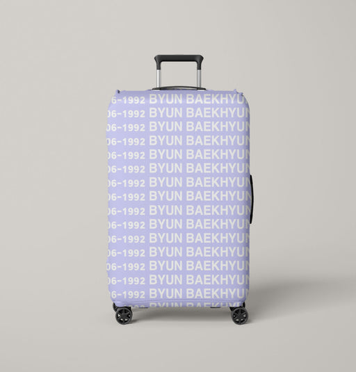 byun baekhyun member exo Luggage Cover | suitcase