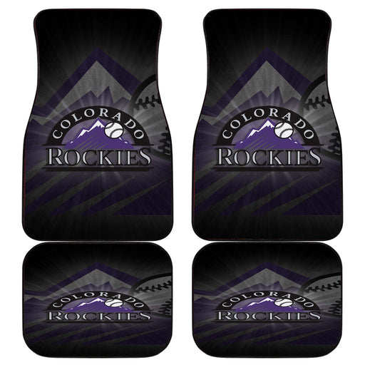 Colorado Rockies Car floor mats Universal fit