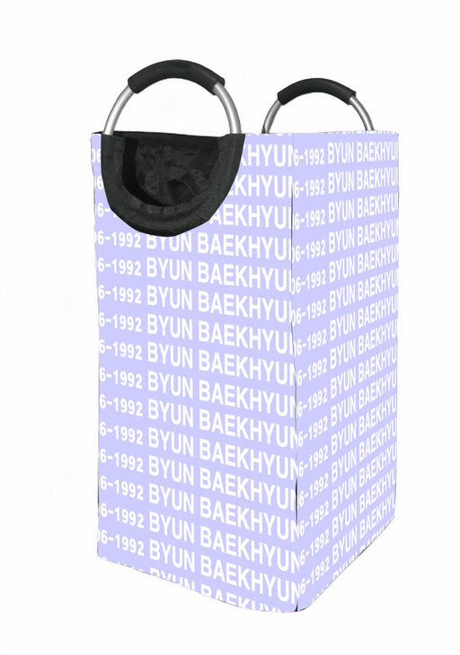 byun baekhyun member exo Laundry Hamper | Laundry Basket