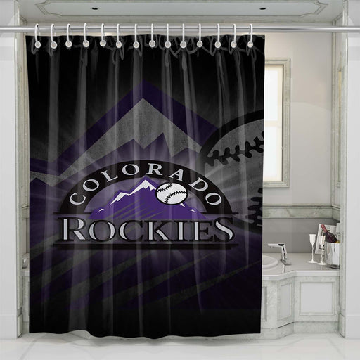 colorado rockies shower curtains