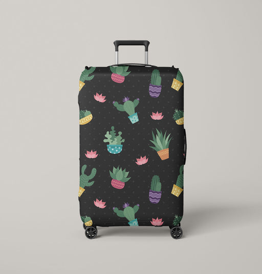 cactus flower pattern floral Luggage Cover | suitcase