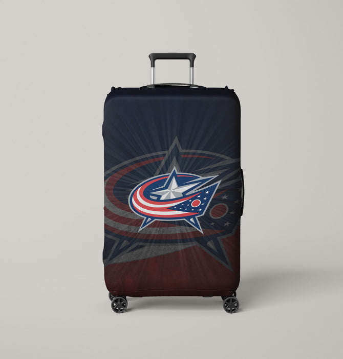 columbus blue jackets Luggage Cover | suitcase