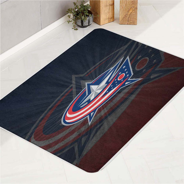 Columbus Blue Jackets bath rugs