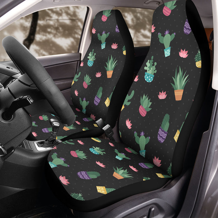 cactus flower pattern floral Car Seat Covers