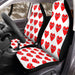 comme des garcons play red logo Car Seat Covers