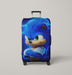 cool sonic the hedgehog Luggage Cover | suitcase