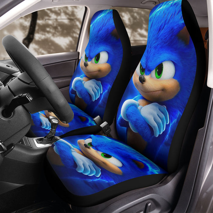 Cool Sonic The Hedgehog Car Seat Covers